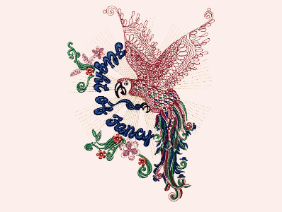 電腦繡花加工廠如何處理插針針法效果？